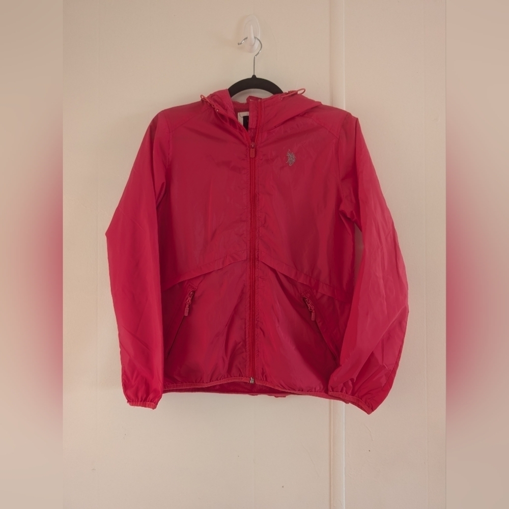 U.S. Polo Assn. Women's Size Small Hot Pink Jacket🩷 Like New